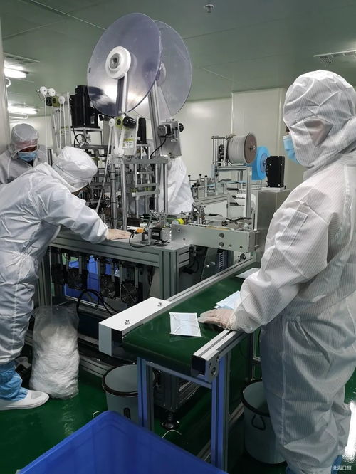 日產量可達86萬只 北海又一口罩生產線試投產